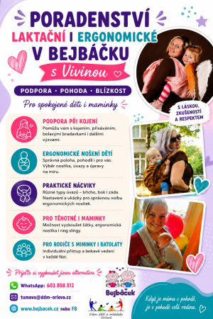 ŠÁTKOVÁNÍ, NOSÍTKOVÁNÍ A PORADENSTVÍ PRO MIMINKA S Vivinou
